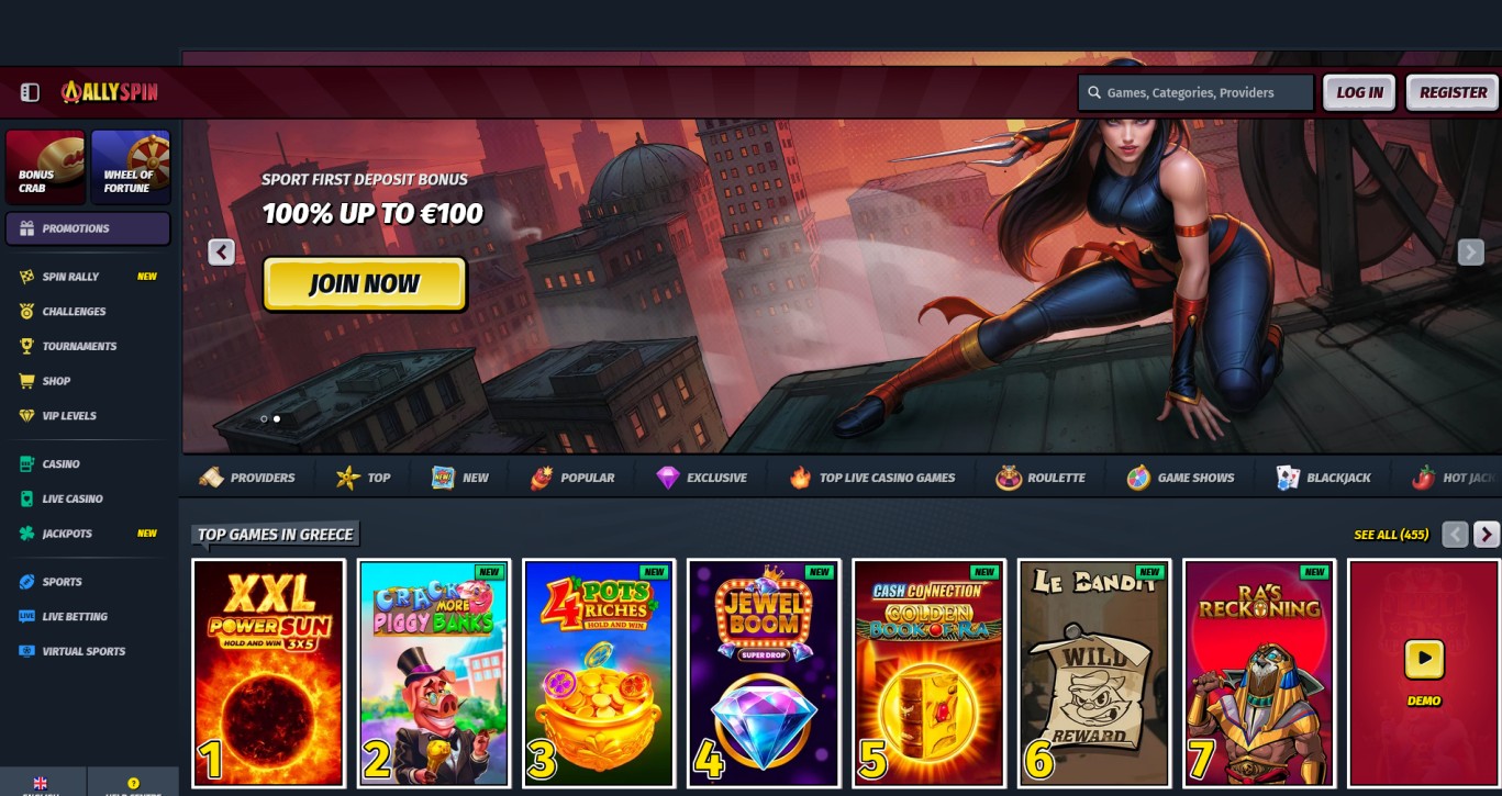 AllySpin Online Casino & Online Betting Sportsbook-1