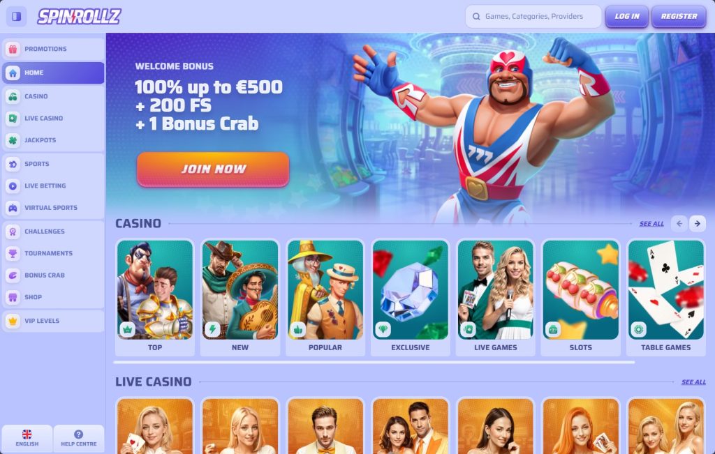 SpinRollz Casino review