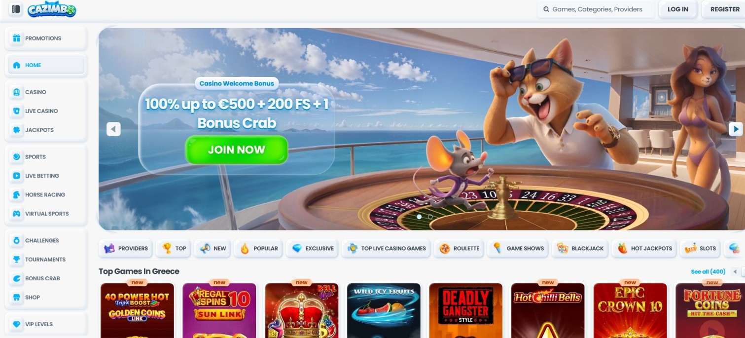 Cazimbo Official Website Online Casino and Sports Betting